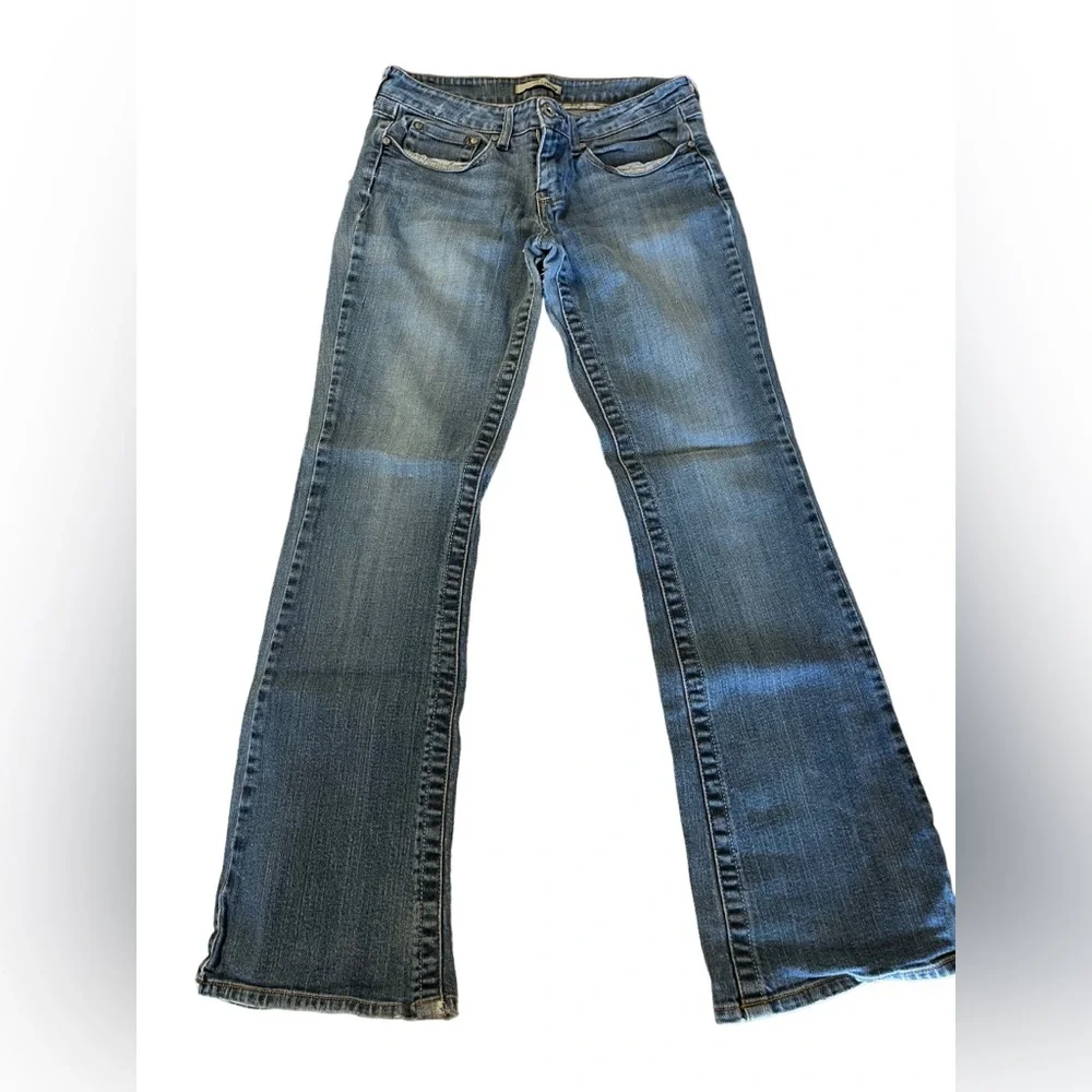 Refuge 7R blue jeans, flare leg, button and zipper fly, low rise - Picture 3 of 9